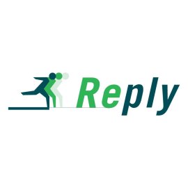 Reply S P A Logo Png | Reply S P A Logo Vector | Reply S P A Logo: Dynamic Communication | Digital Fluidity | Modern Brand Identity | Abstract Connection