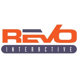 Revo Interactive Logo Png | Revo Interactive Logo Vector | Dynamic Evolution  |  Intelligent Fusion  |  Future Forward  |  Interactive Precision