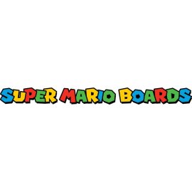 Super Mario Boards Logo Png | Super Mario Boards Logo Vector | Super Mario Boards | Retro Gaming Inspired | Premium Snow & Skate Gear | Level Up Your Ride