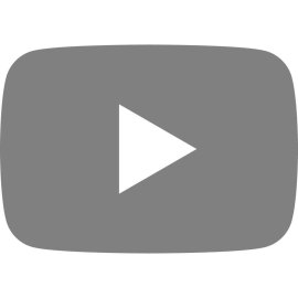 Youtube Grey Logo Png | Youtube Grey Logo Vector | Youtube Grey | The Minimalist Monochrome | Silent Visuals | Neutral Tone Branding